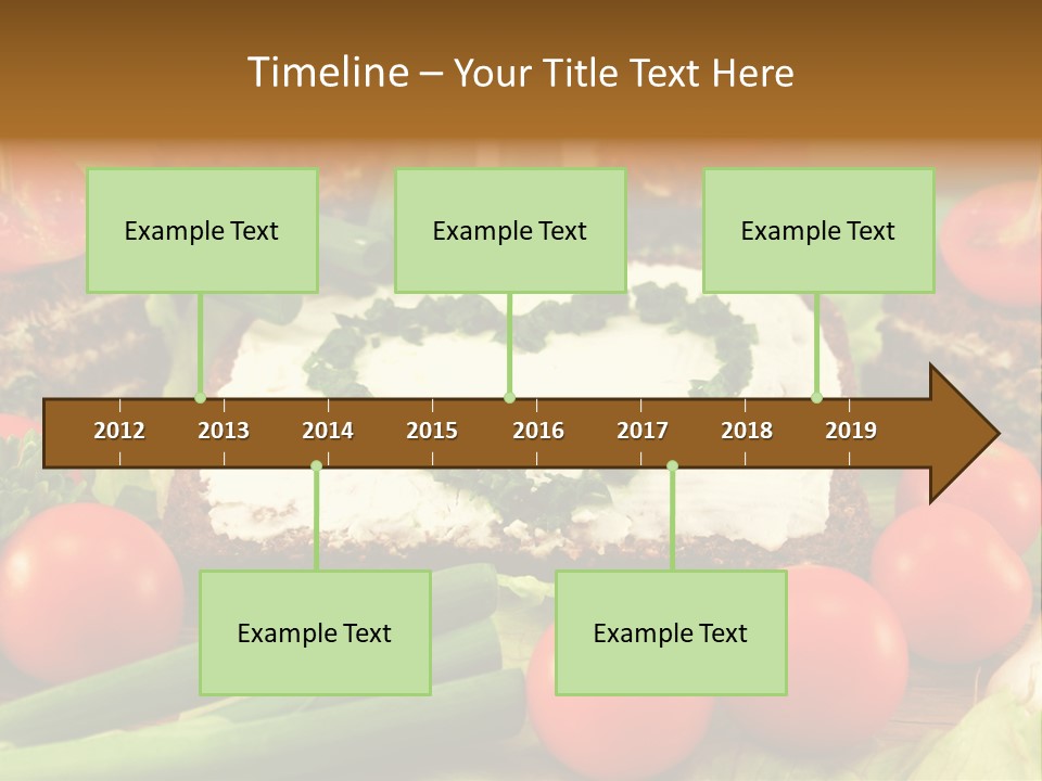 Fast Heart Food PowerPoint Template