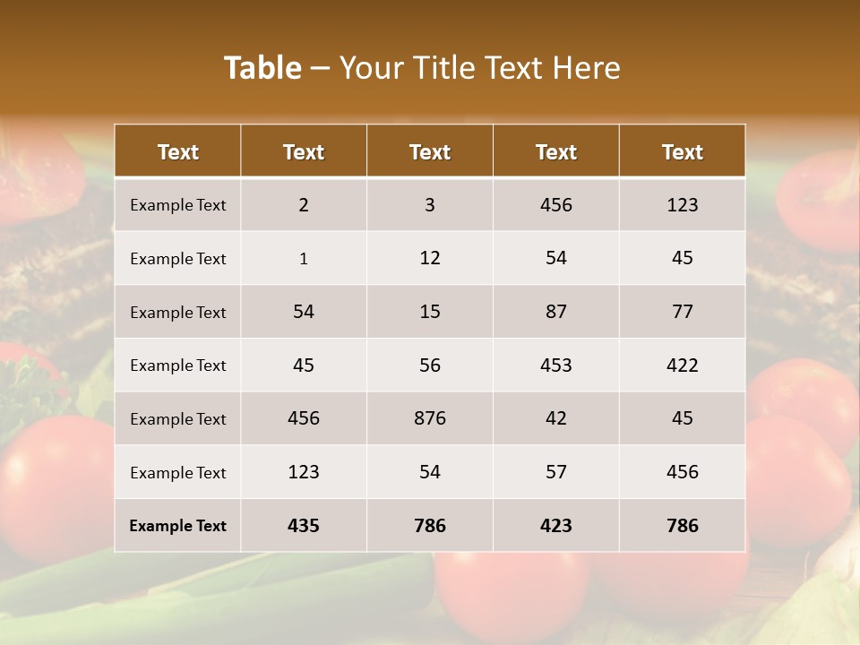 Fast Heart Food PowerPoint Template