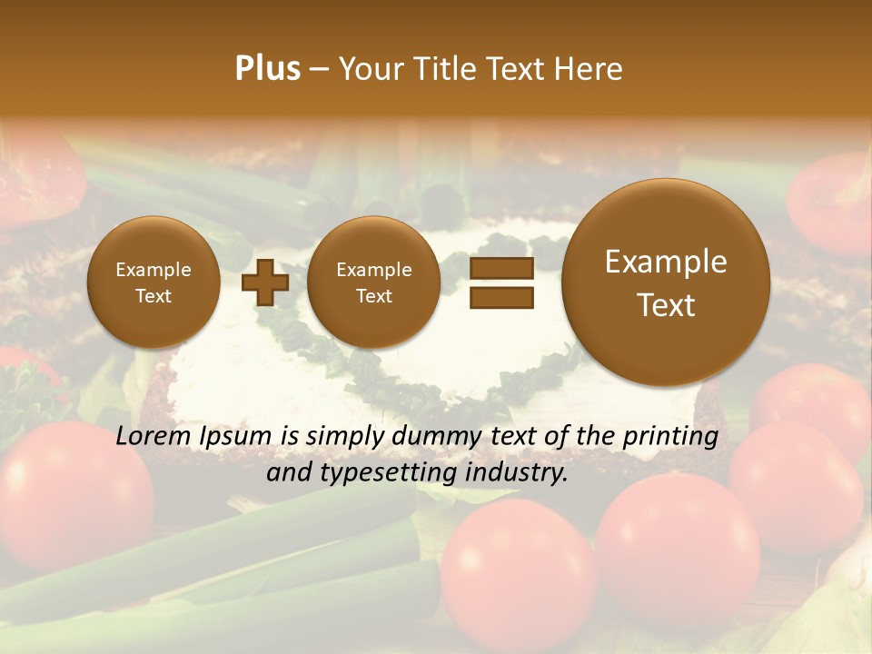 Fast Heart Food PowerPoint Template