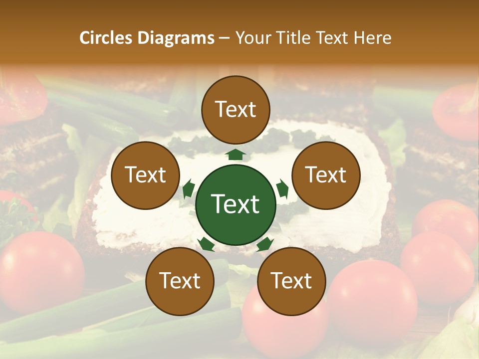 Fast Heart Food PowerPoint Template