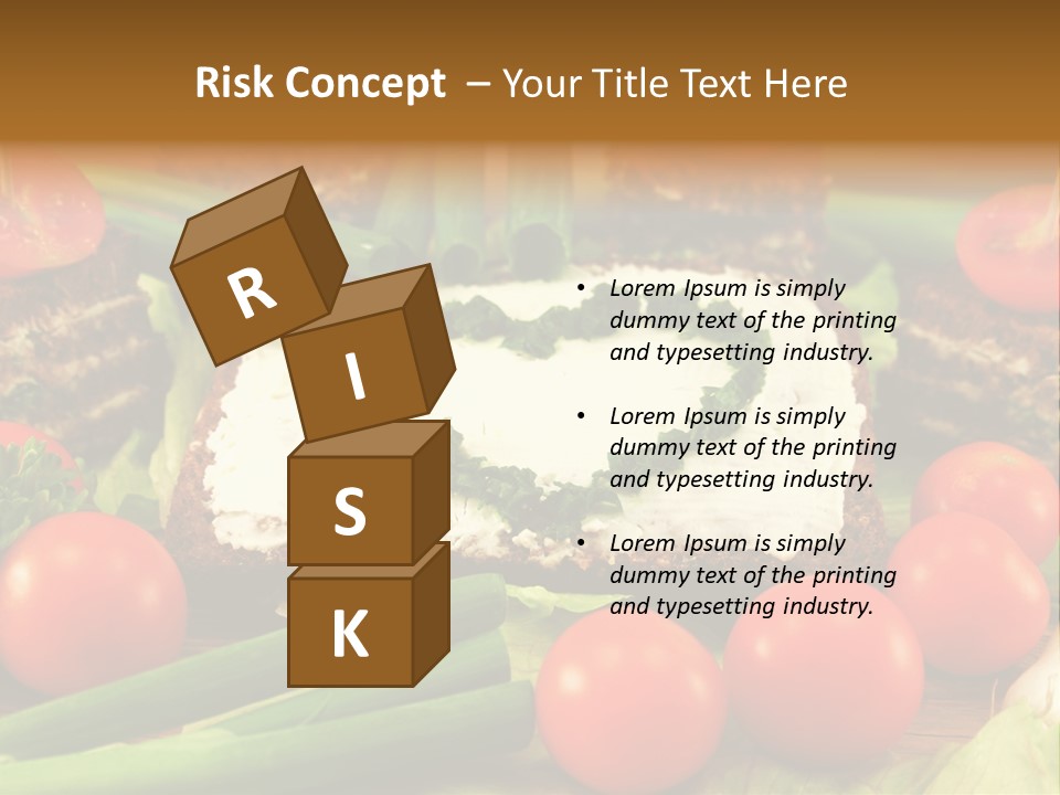 Fast Heart Food PowerPoint Template