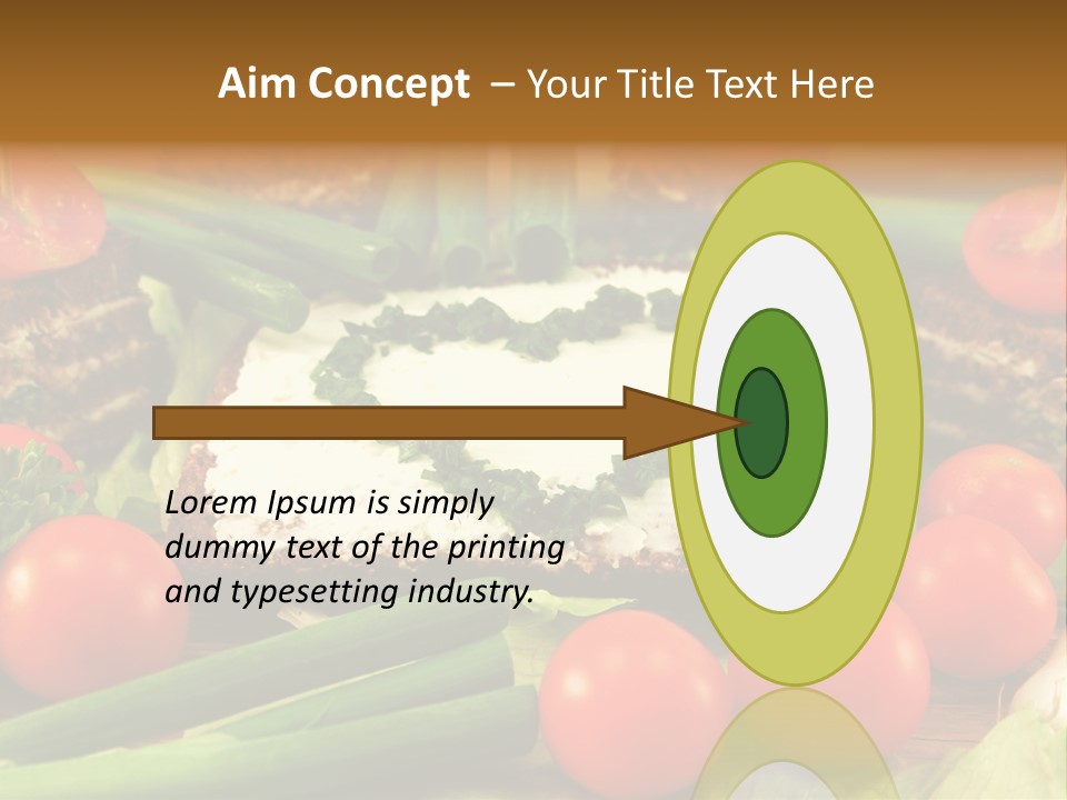 Fast Heart Food PowerPoint Template