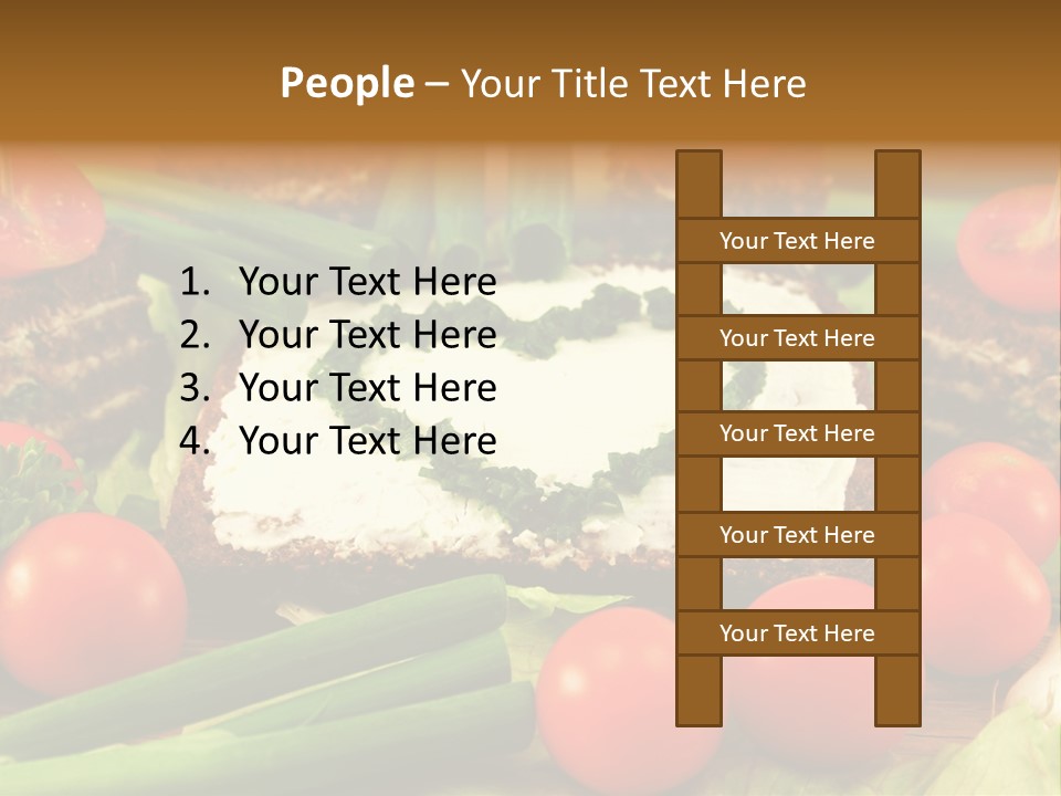 Fast Heart Food PowerPoint Template