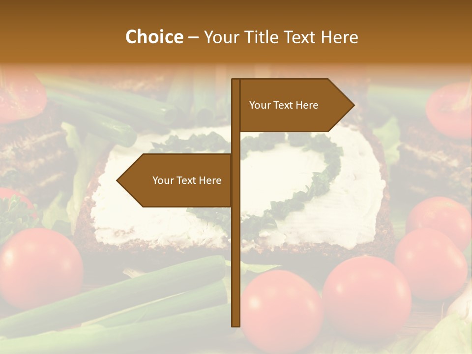 Fast Heart Food PowerPoint Template