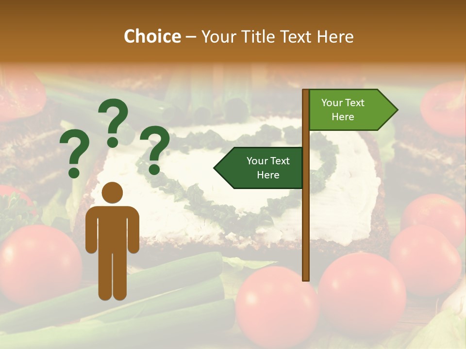 Fast Heart Food PowerPoint Template