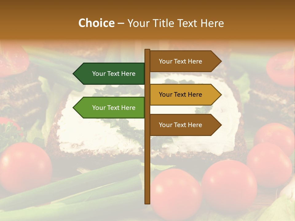 Fast Heart Food PowerPoint Template