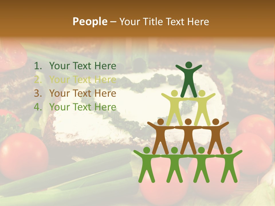 Fast Heart Food PowerPoint Template