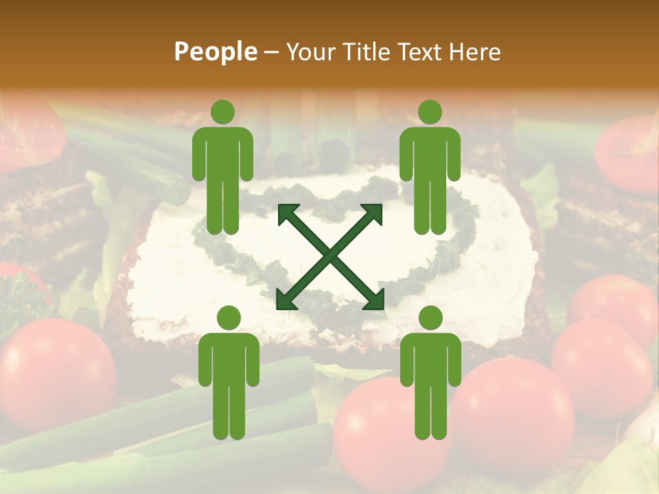 Fast Heart Food PowerPoint Template