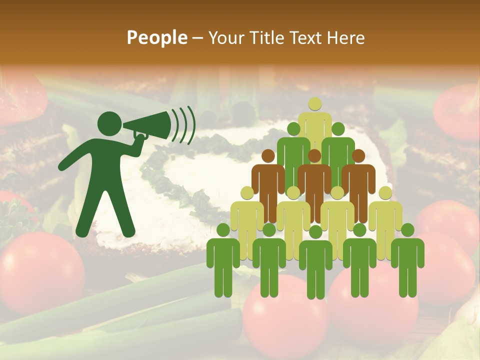 Fast Heart Food PowerPoint Template