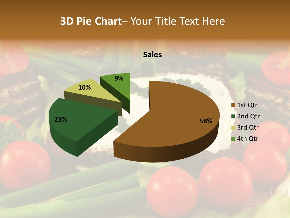 Fast Heart Food PowerPoint Template