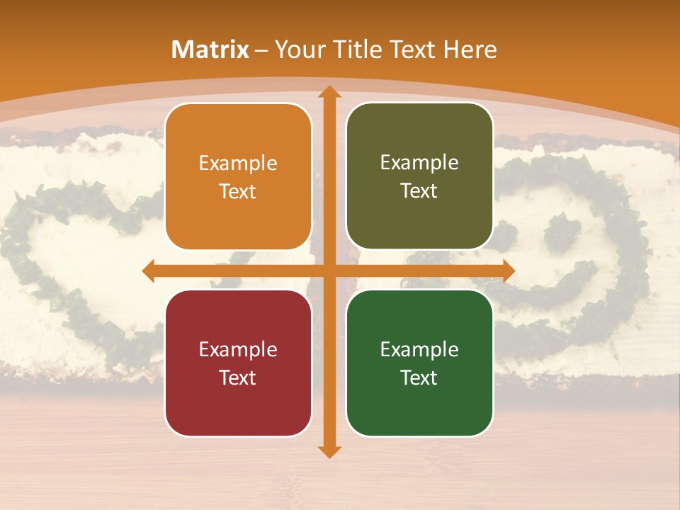 Vegetarian Child Smile PowerPoint Template
