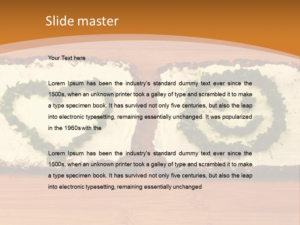 Vegetarian Child Smile PowerPoint Template