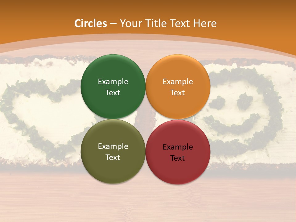 Vegetarian Child Smile PowerPoint Template