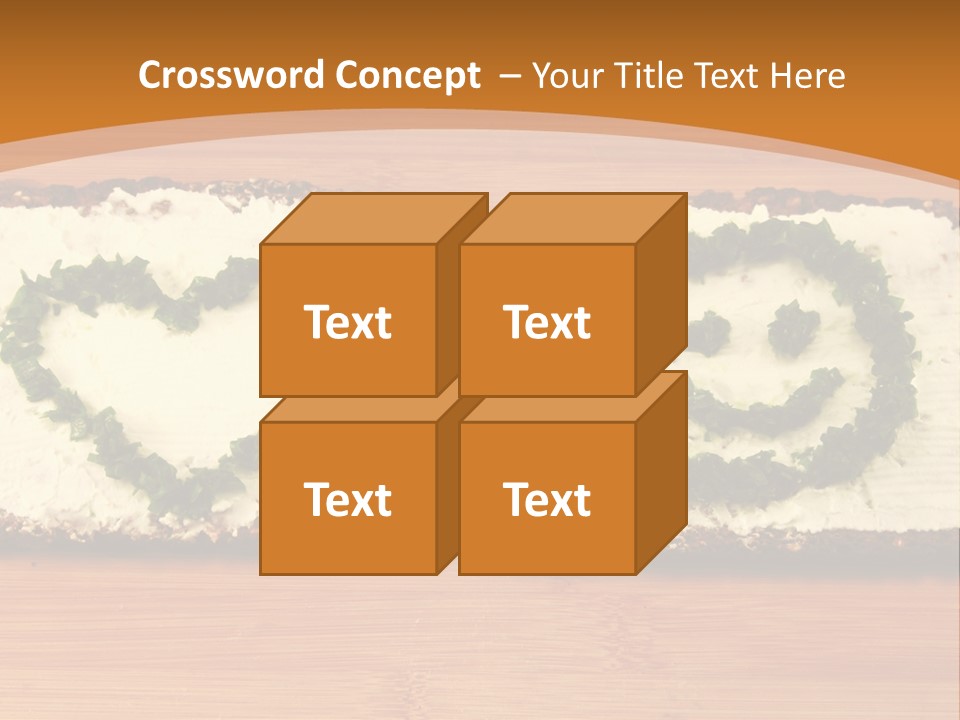 Vegetarian Child Smile PowerPoint Template