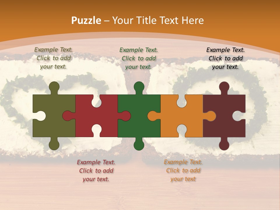 Vegetarian Child Smile PowerPoint Template