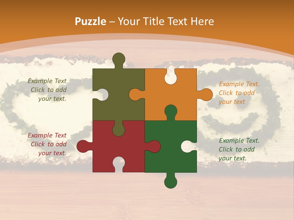 Vegetarian Child Smile PowerPoint Template