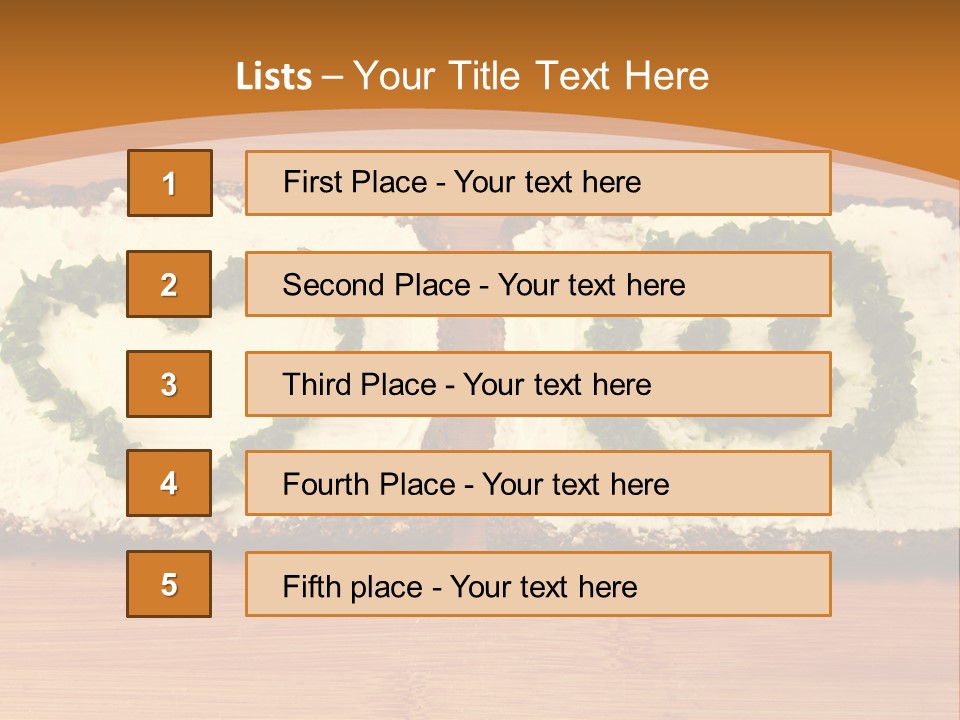 Vegetarian Child Smile PowerPoint Template