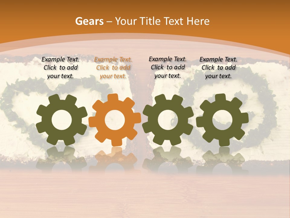 Vegetarian Child Smile PowerPoint Template