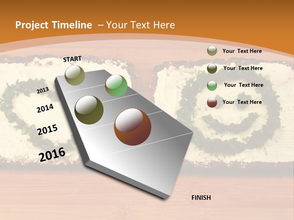 Vegetarian Child Smile PowerPoint Template