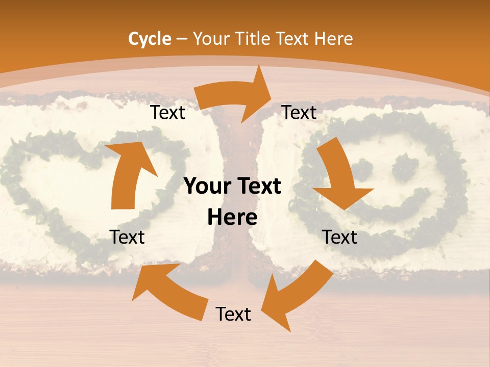 Vegetarian Child Smile PowerPoint Template