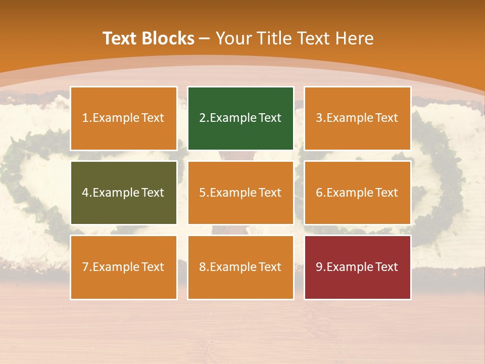 Vegetarian Child Smile PowerPoint Template
