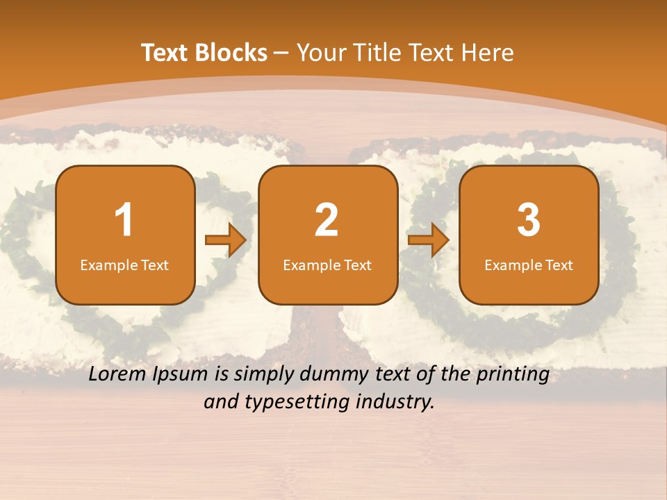 Vegetarian Child Smile PowerPoint Template