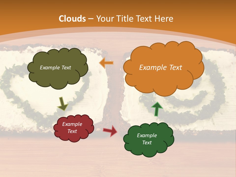 Vegetarian Child Smile PowerPoint Template
