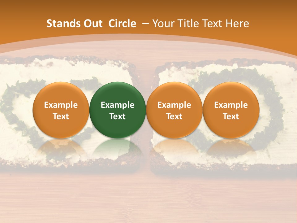 Vegetarian Child Smile PowerPoint Template