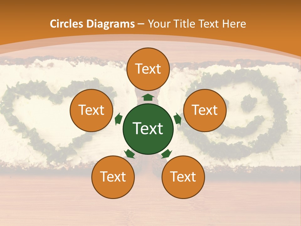 Vegetarian Child Smile PowerPoint Template