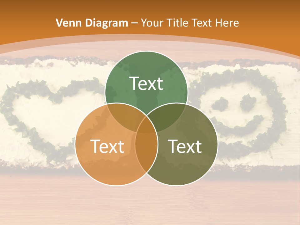 Vegetarian Child Smile PowerPoint Template