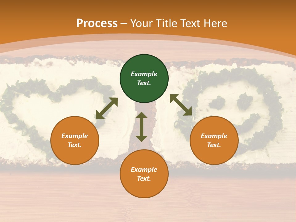 Vegetarian Child Smile PowerPoint Template