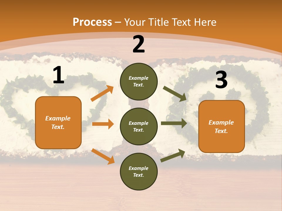 Vegetarian Child Smile PowerPoint Template