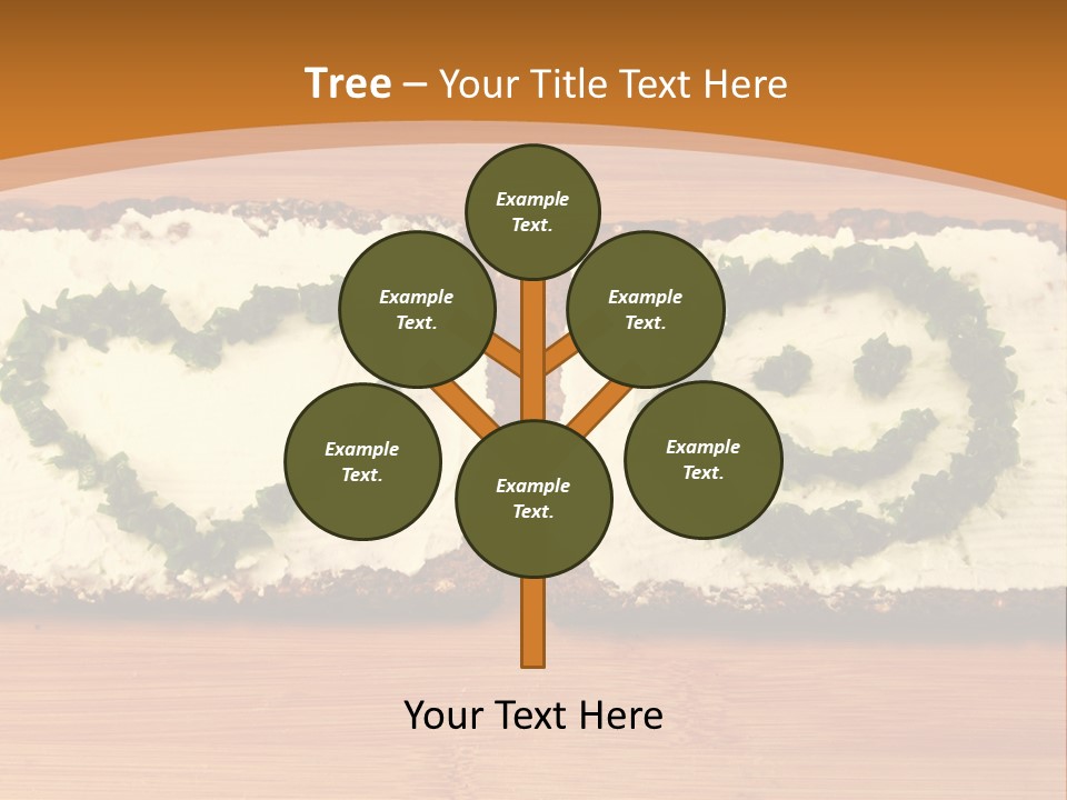 Vegetarian Child Smile PowerPoint Template