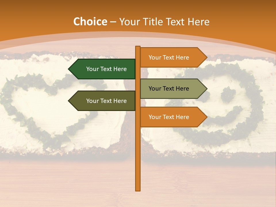 Vegetarian Child Smile PowerPoint Template