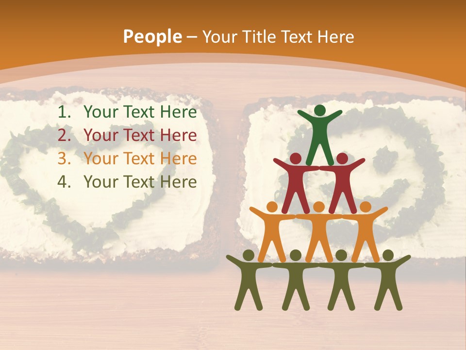 Vegetarian Child Smile PowerPoint Template