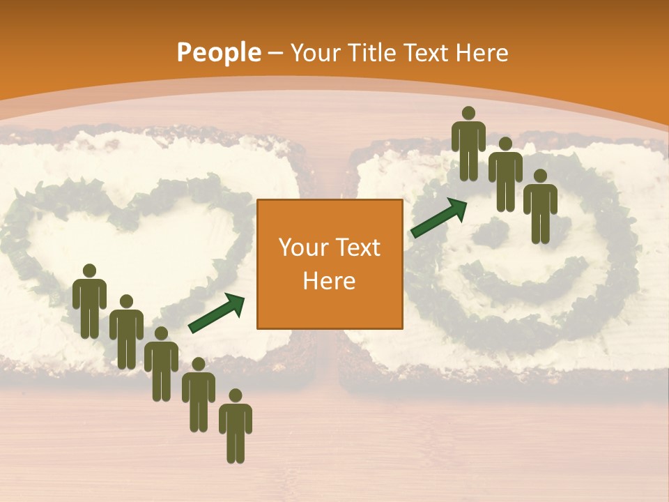 Vegetarian Child Smile PowerPoint Template