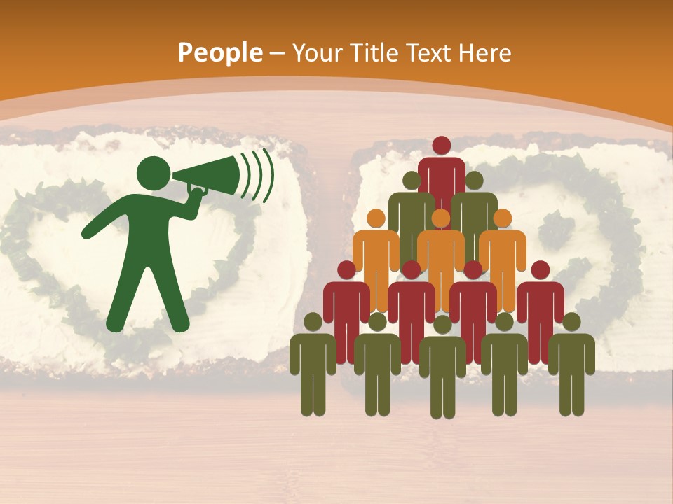 Vegetarian Child Smile PowerPoint Template