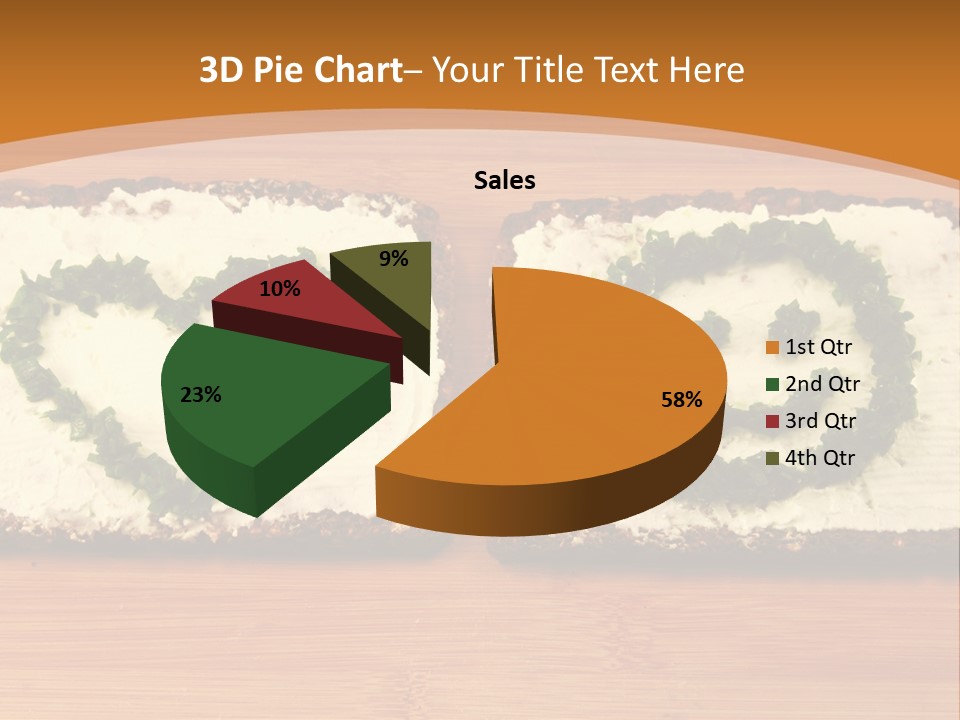 Vegetarian Child Smile PowerPoint Template