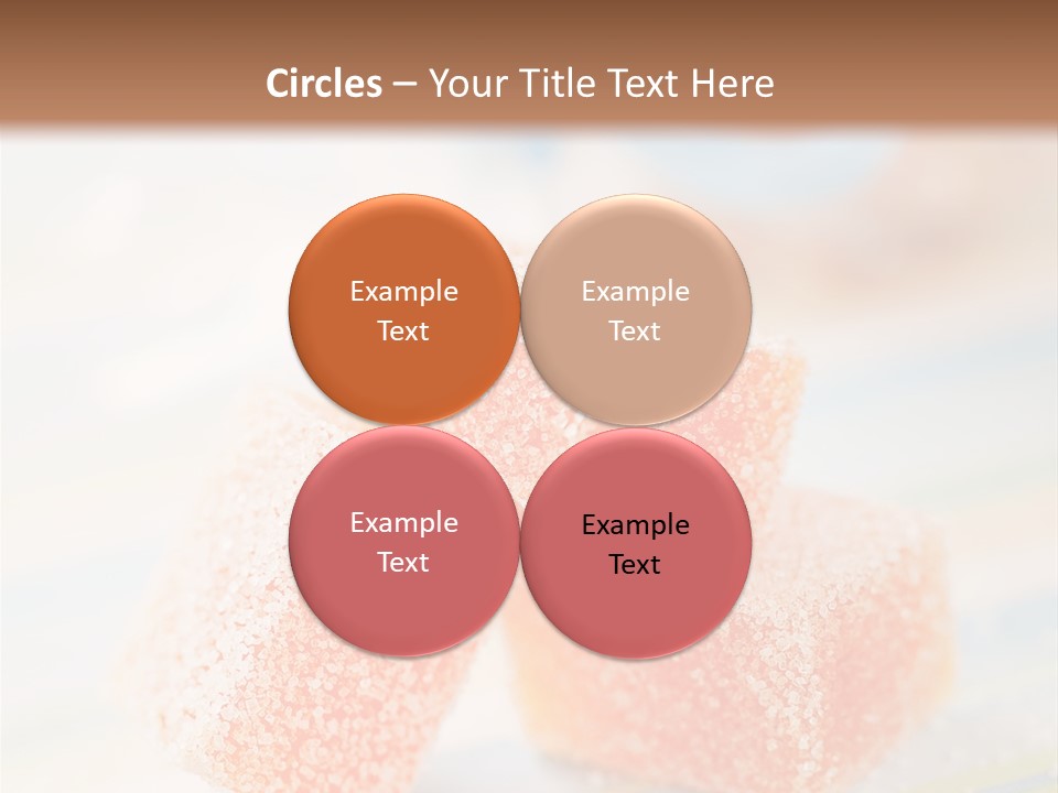 Fresh Peach Fructose PowerPoint Template