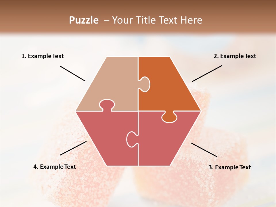 Fresh Peach Fructose PowerPoint Template