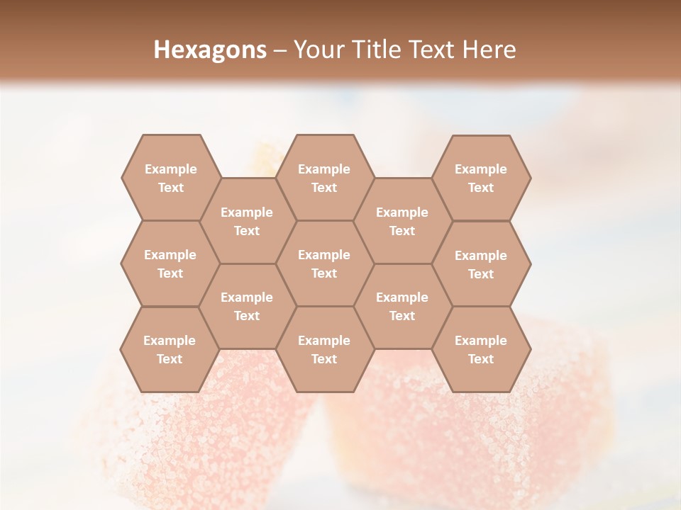 Fresh Peach Fructose PowerPoint Template