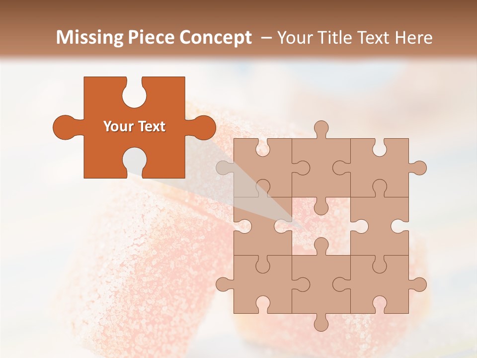 Fresh Peach Fructose PowerPoint Template