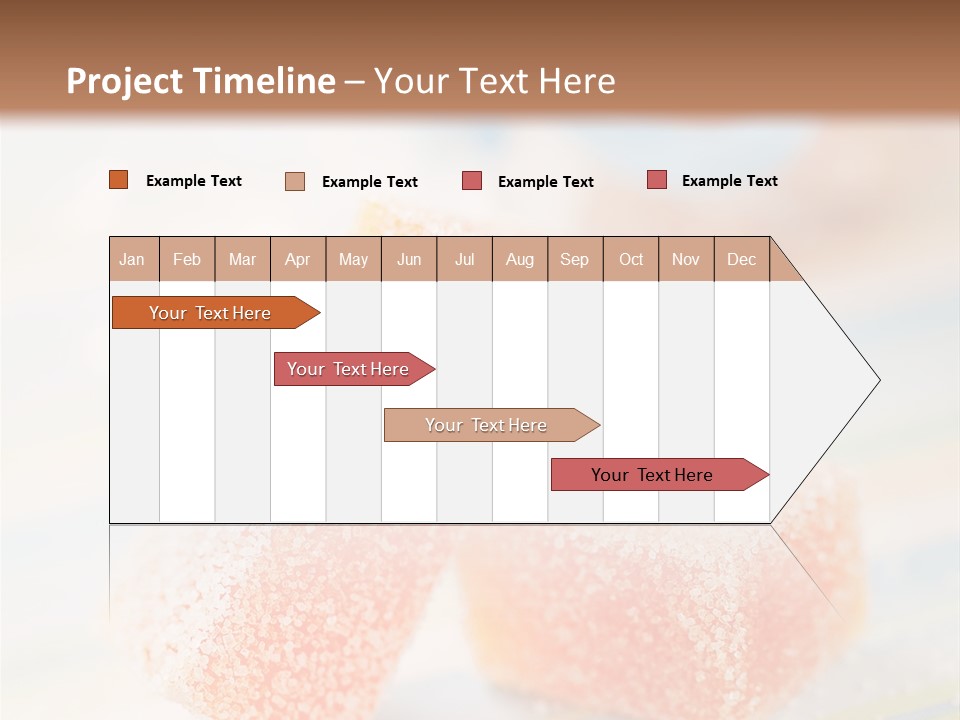 Fresh Peach Fructose PowerPoint Template