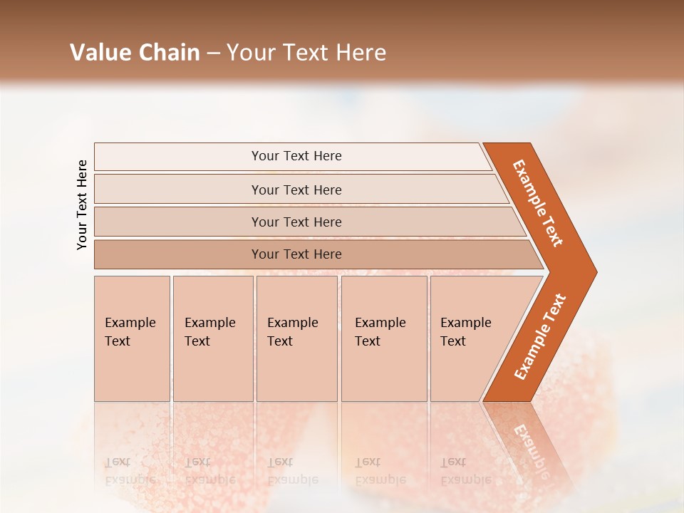 Fresh Peach Fructose PowerPoint Template