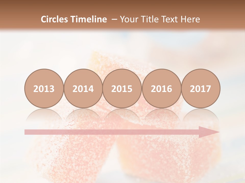 Fresh Peach Fructose PowerPoint Template