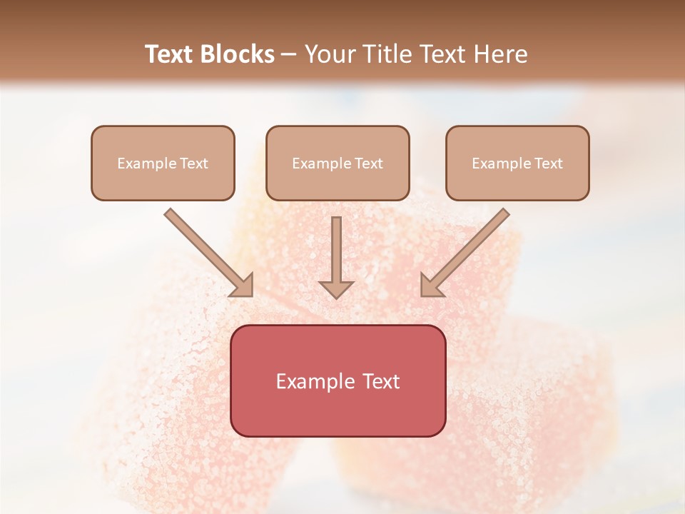 Fresh Peach Fructose PowerPoint Template