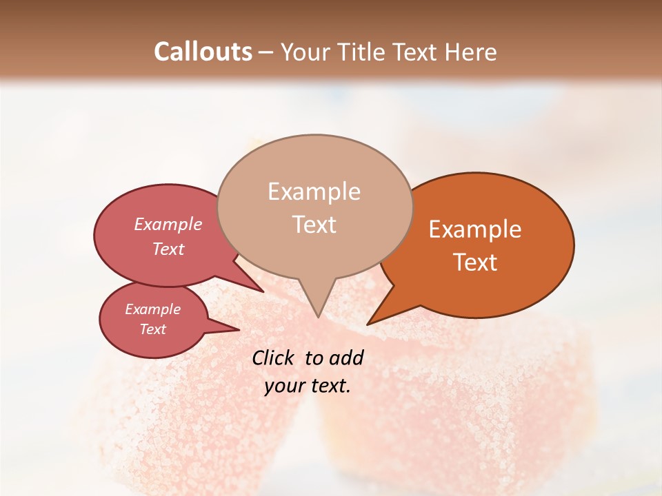 Fresh Peach Fructose PowerPoint Template