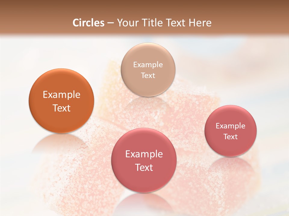 Fresh Peach Fructose PowerPoint Template