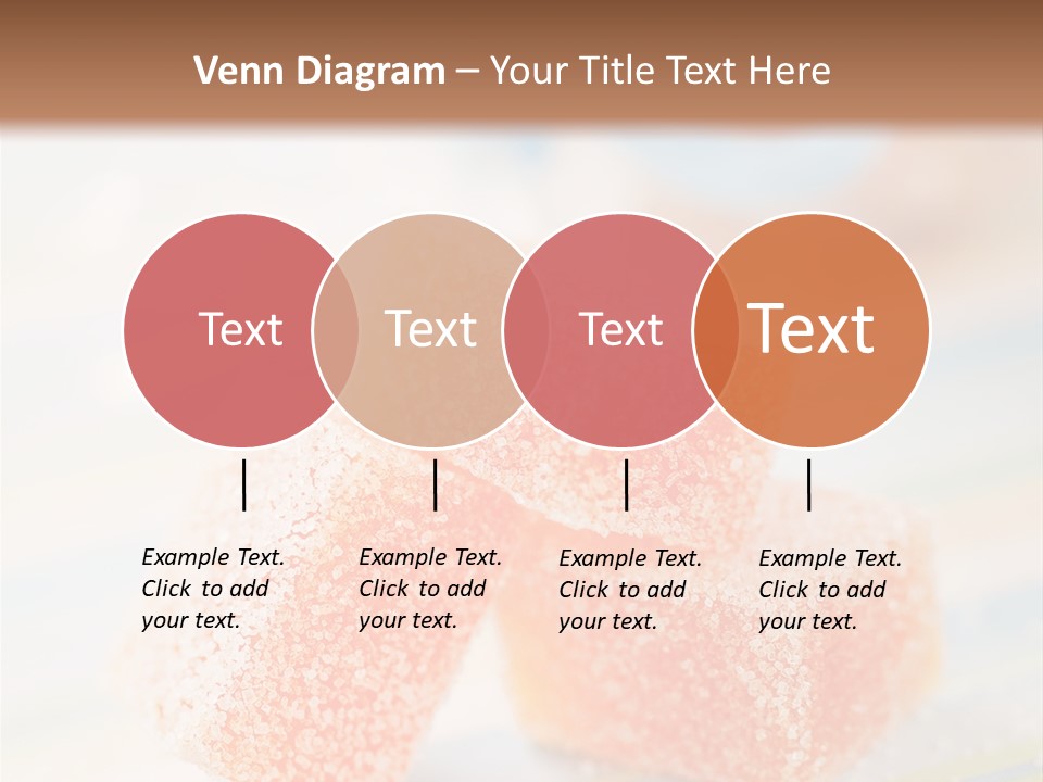 Fresh Peach Fructose PowerPoint Template