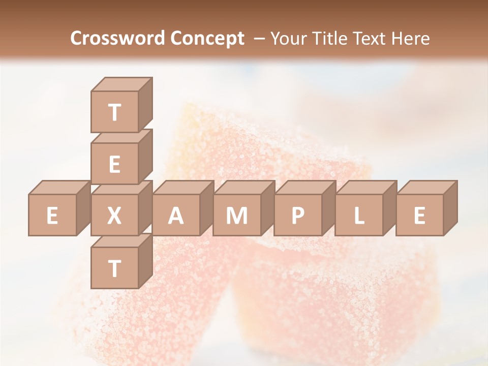 Fresh Peach Fructose PowerPoint Template